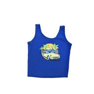 Obsessive Love Vintage Car Graphic Tank Top